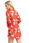 Lily Santa Gifts Christmas Print Swing Dress