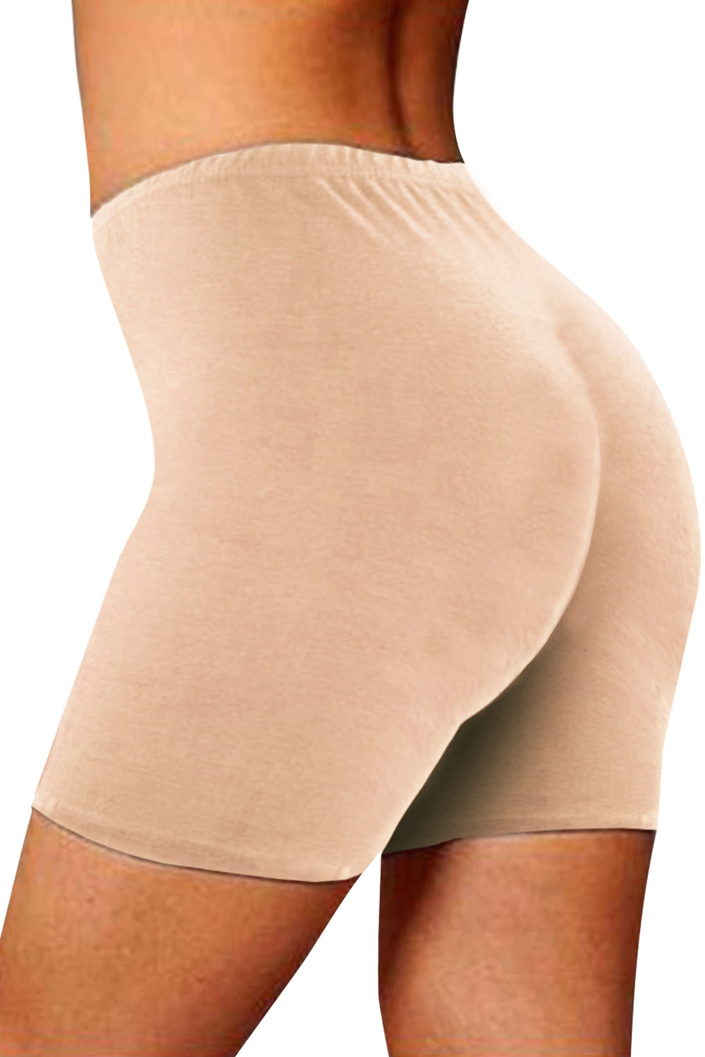 Lianne High Waist Basic Jersey Cycling Shorts