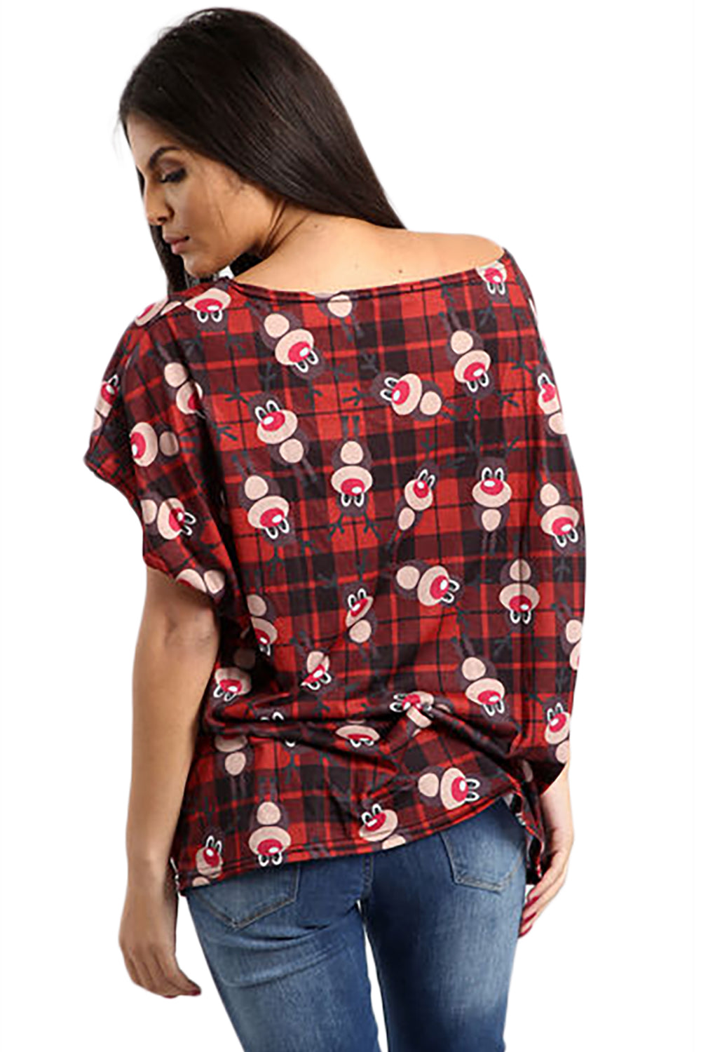 Mia Gift Tree Bells Christmas Baggy T Shirt