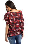 Mia Gift Tree Bells Christmas Baggy T Shirt