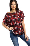 Mia Gift Tree Bells Christmas Baggy T Shirt