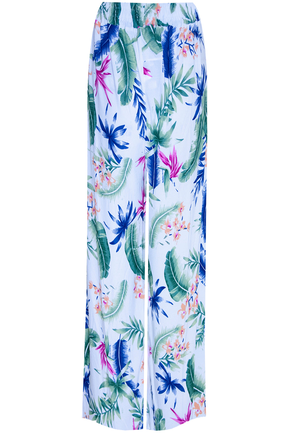 Emily Floral Print Wide Leg Palazzo Pants