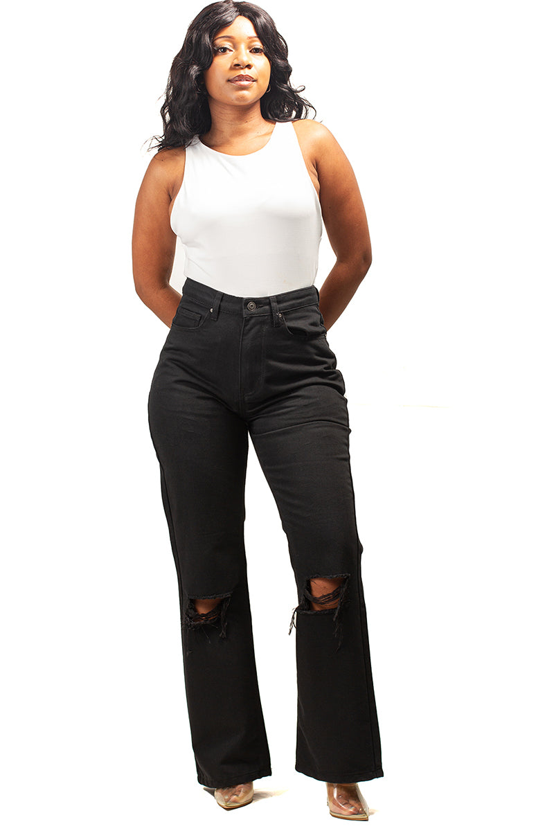 Isabella Denim Mom Jeans
