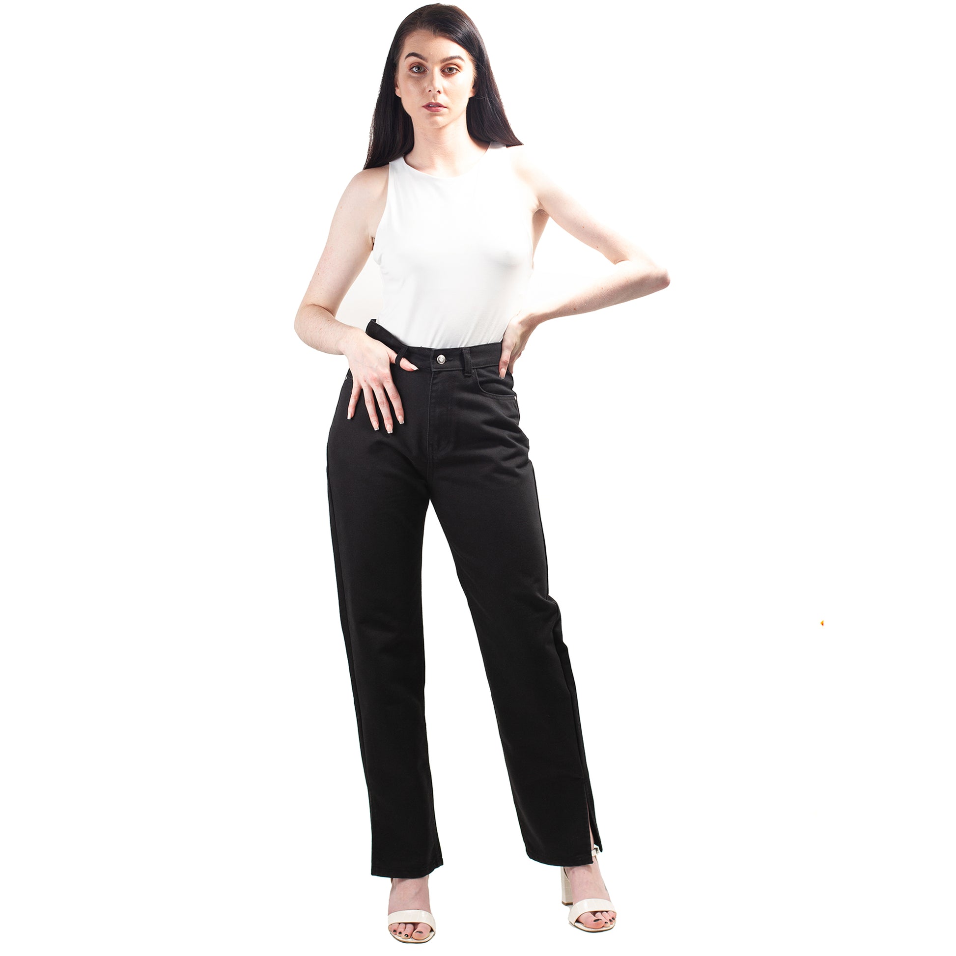 Isabella Denim Mom Jeans