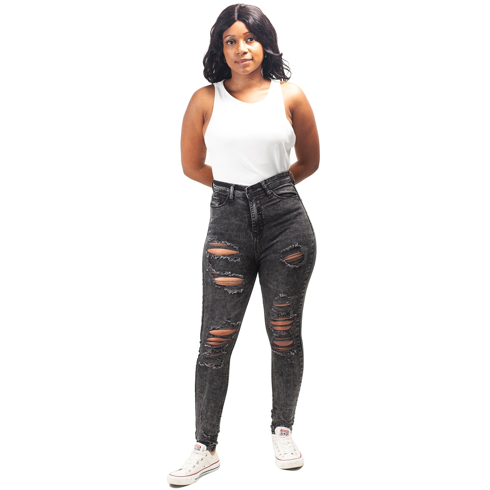 Isla Denim Skinny Mom Jeans