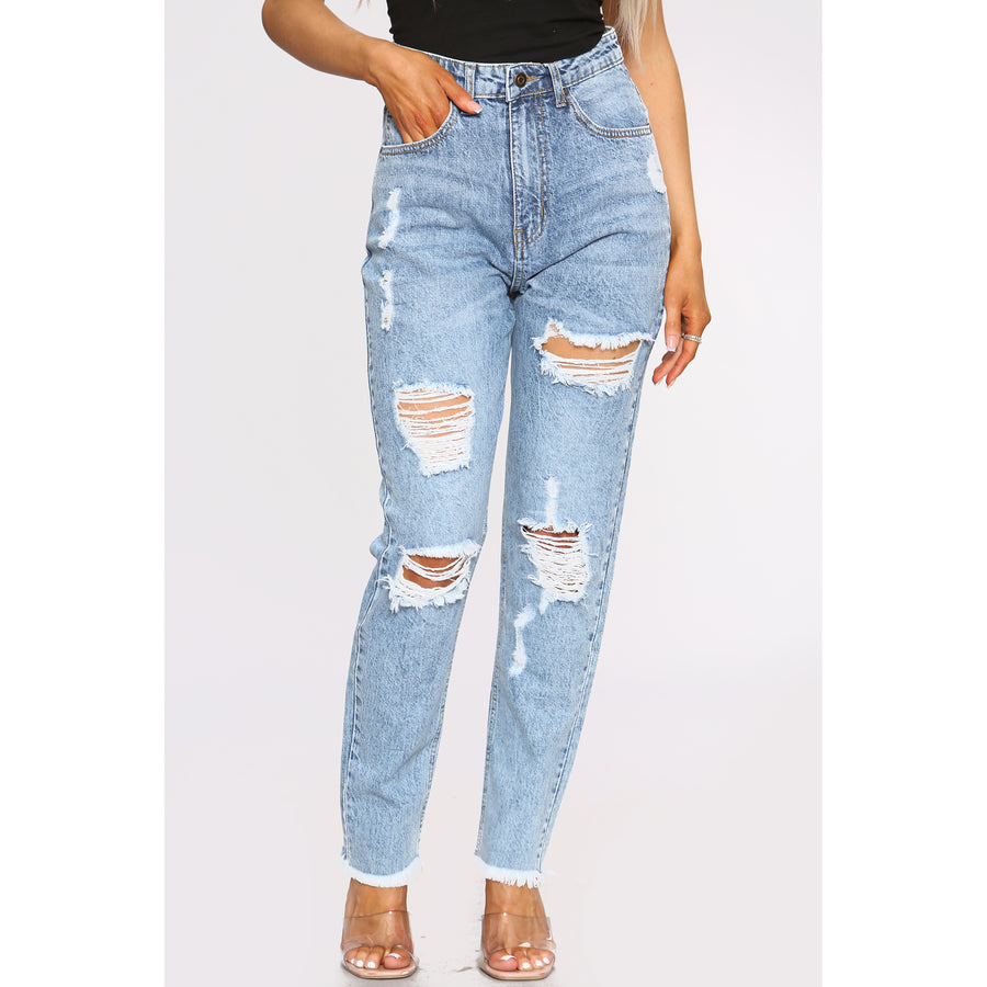 Willow Hem Denim Jeans