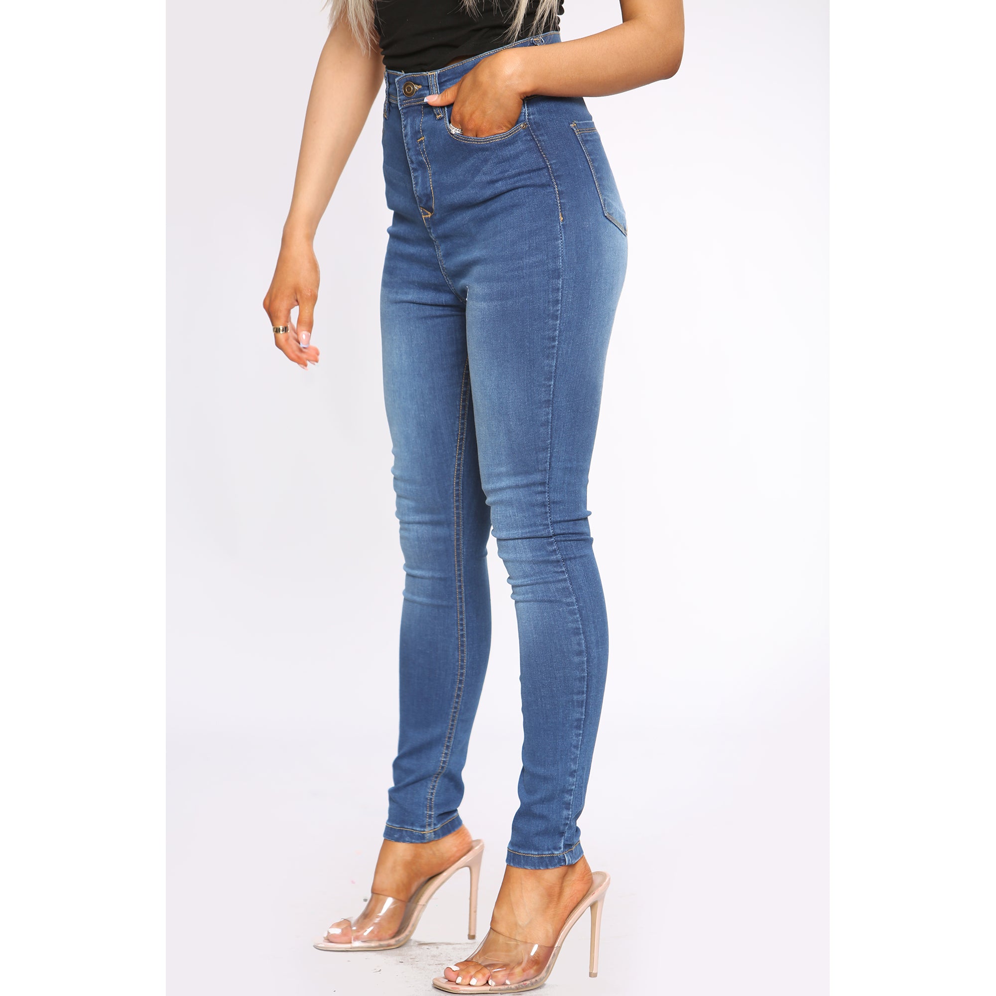 Ava Pencil Fit Ankle Denim Jeans