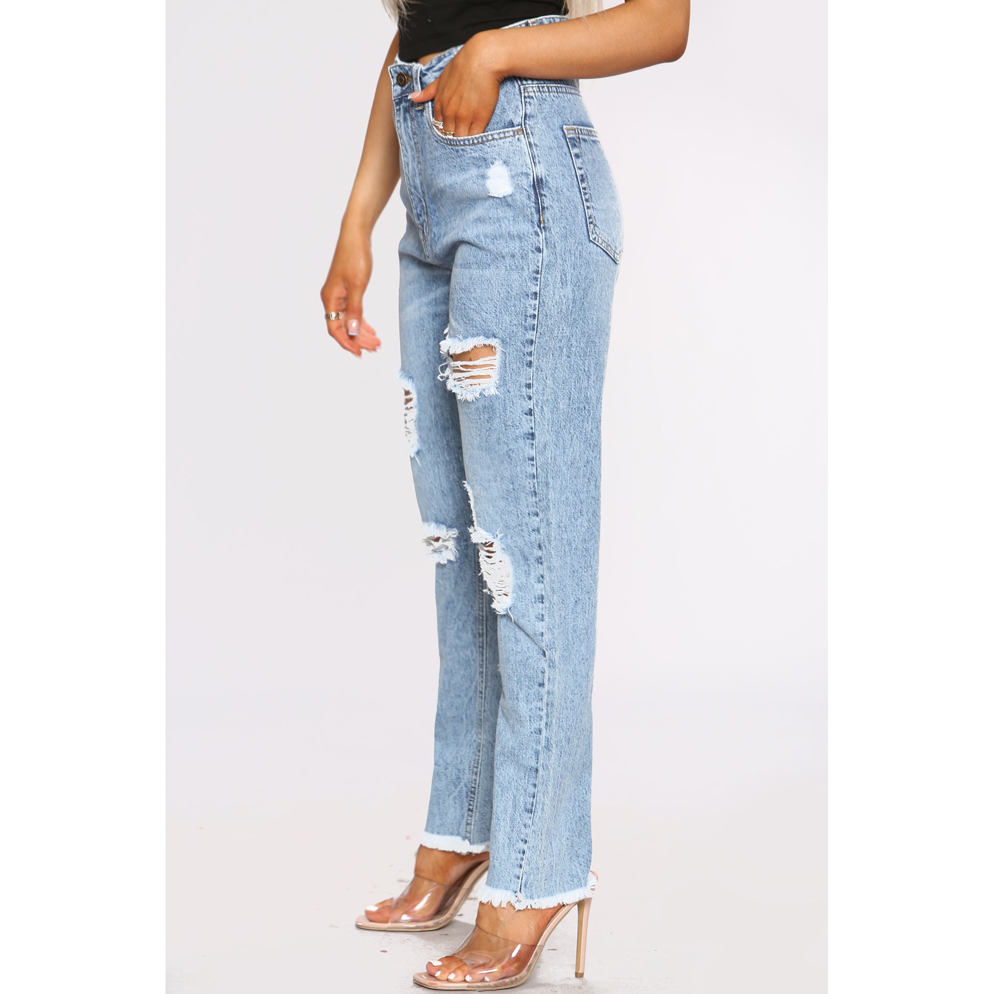 Willow Hem Denim Jeans