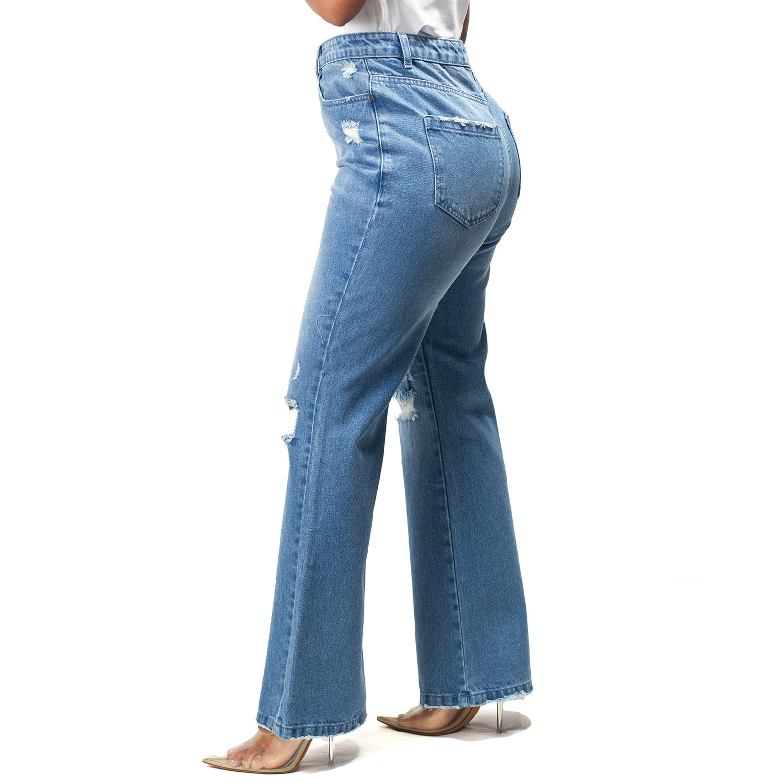 Isabella Denim Mom Jeans