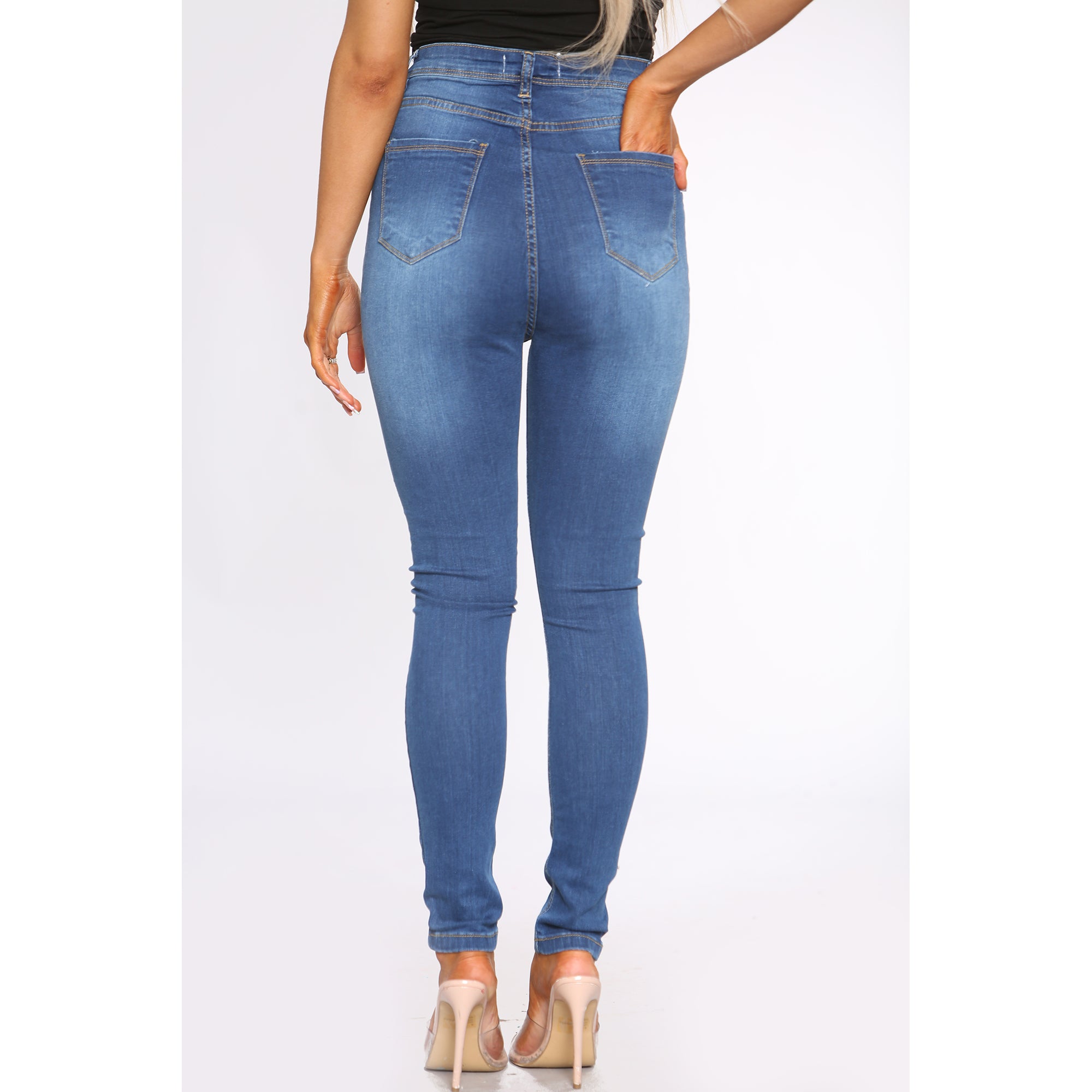 Ava Pencil Fit Ankle Denim Jeans
