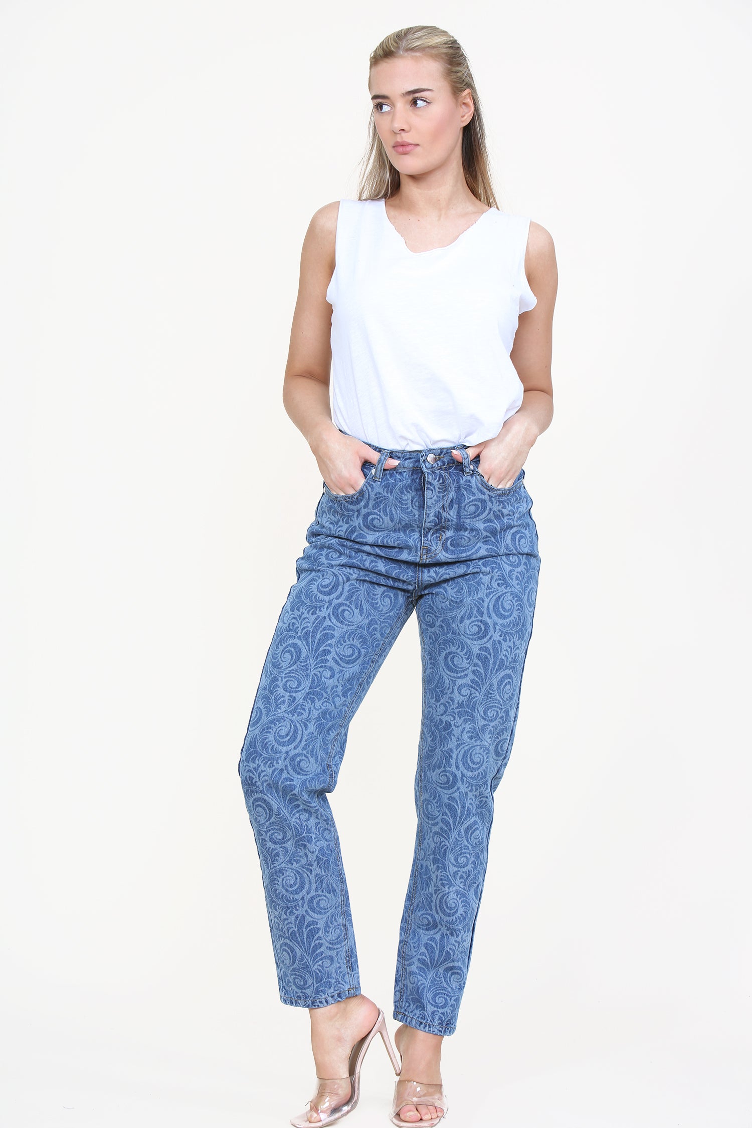 Rosie Straight Denim Jeans