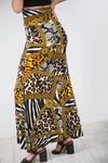 High Waist Animal Print Floaty Maxi Skirt - bejealous-com