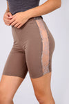 Stone Lace Insert Basic Jersey Cycling Shorts - bejealous-com