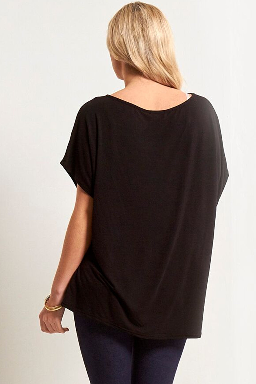 Graphic Skull Print Oversize Bat Wing Tshirt - bejealous-com