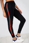 Kayleigh High Waisted Side Stripe Trousers - bejealous-com