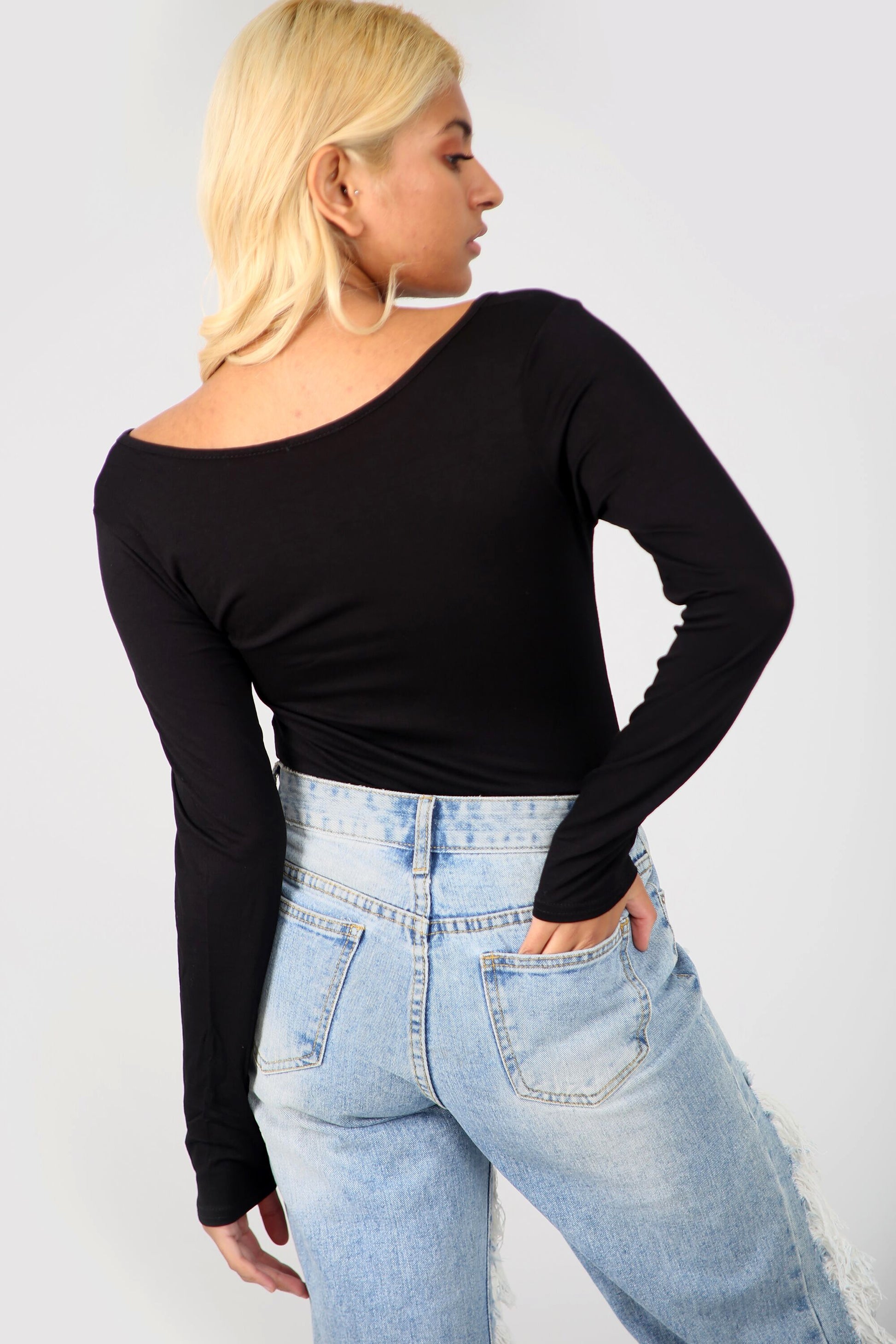 Long Sleeve Cat Face Halloween Bodysuit - bejealous-com