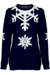 Long Sleeve Snowflake Christmas Jumper - bejealous-com