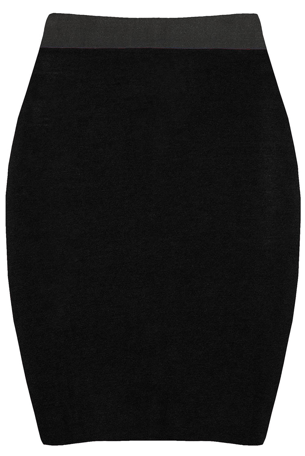 High Waisted Red Mini Tube Skirt - bejealous-com