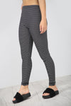 Lilliana High Waisted Stretch Striped Leggings - bejealous-com