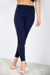 Kayleigh High Waisted Side Stripe Trousers - bejealous-com