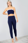 Kayleigh High Waisted Side Stripe Trousers - bejealous-com