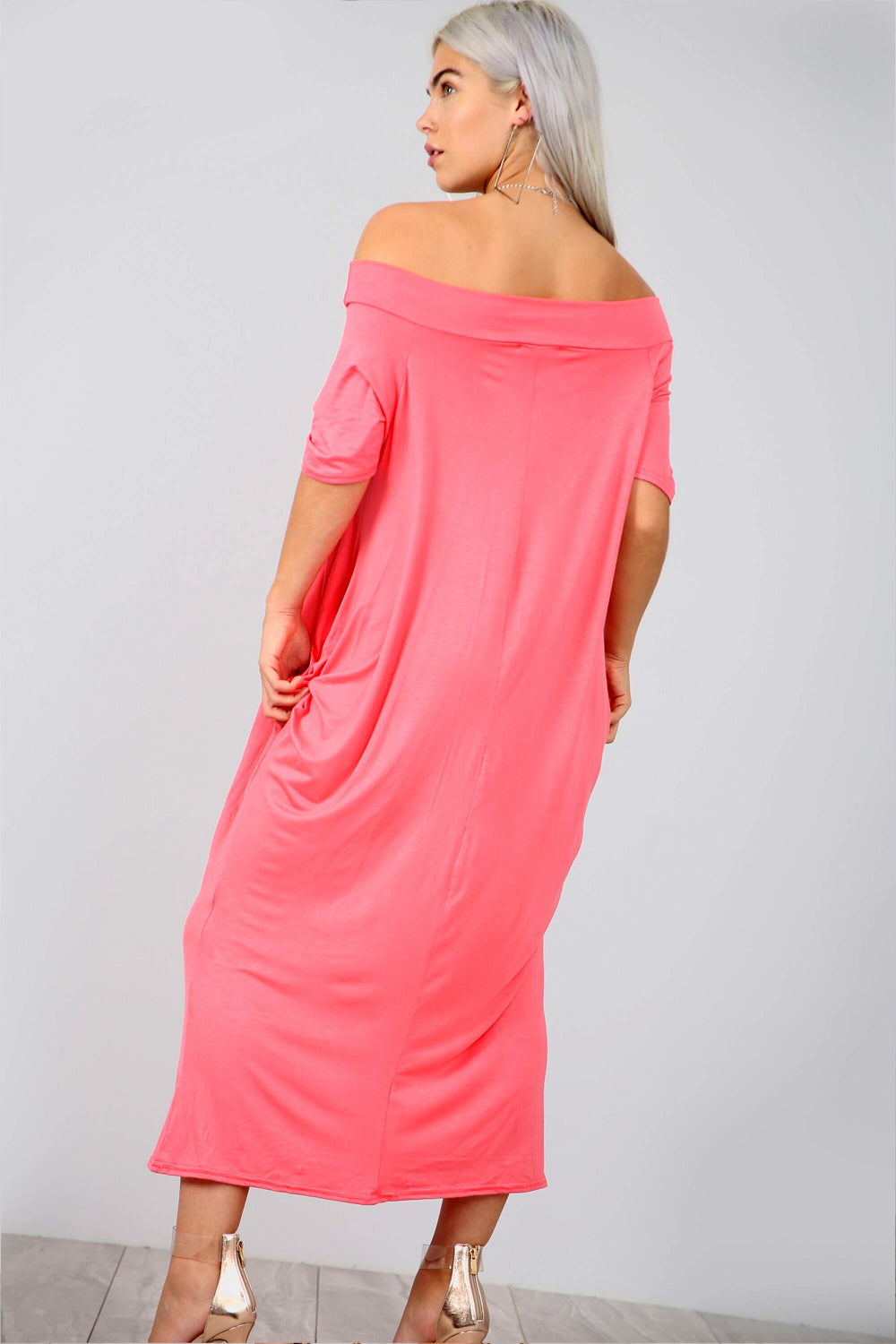 Bardot Basic Jersey Khaki Slinky Maxi Dress - bejealous-com