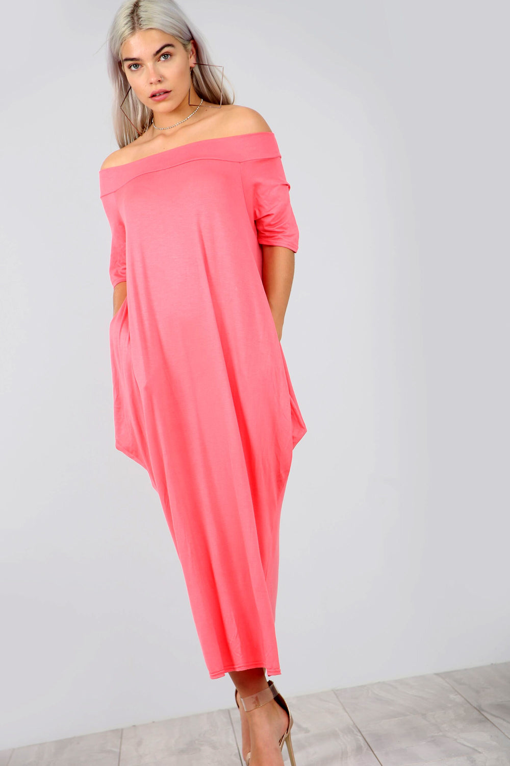 Bardot Basic Jersey Black Slinky Maxi Dress - bejealous-com