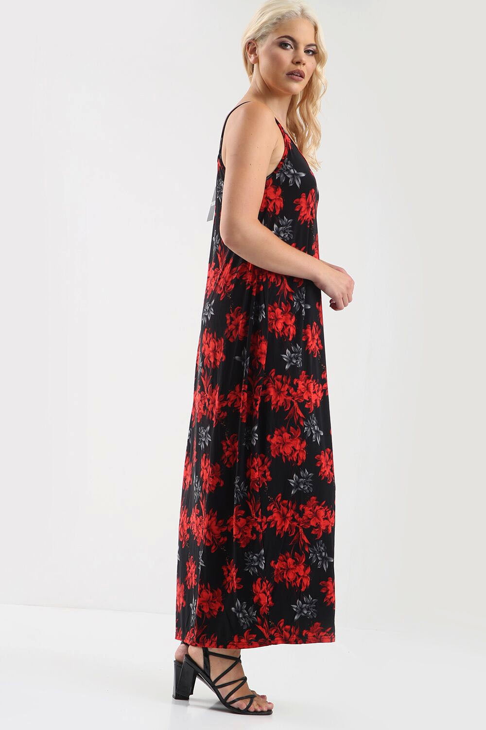 Cami Floral Print Loose Fit Maxi Dress - bejealous-com