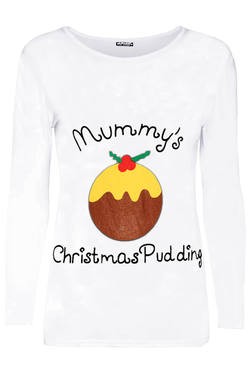 Aria Mummy's Christmas Pudding Long Sleeve T Shirt