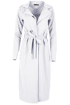 Danni Long Sleeve Belted Waterfall Midi Jacket