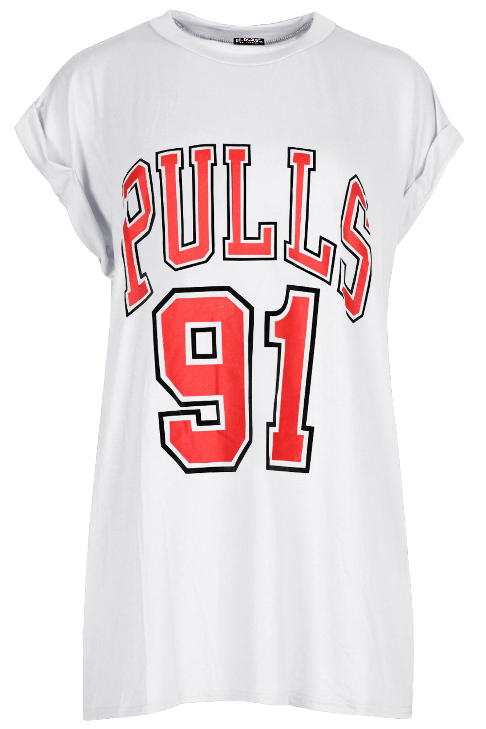Mia PULLS 91 Printed Baggy Basic T Shirt