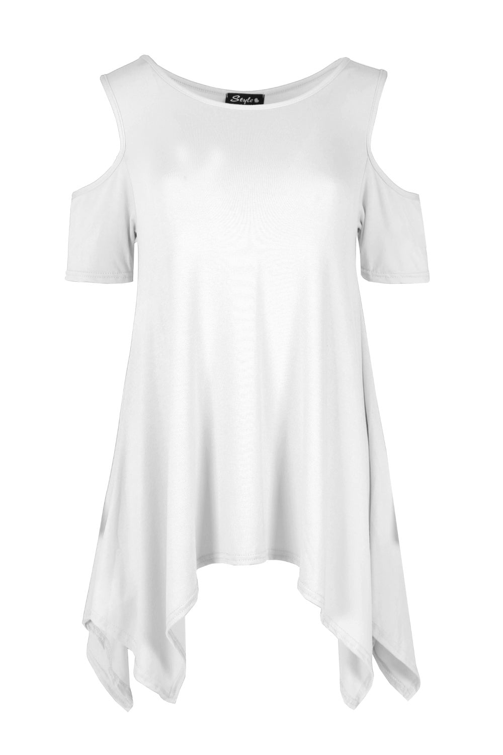 Robyn Hanky Hem Baggy Cap Sleeve Top