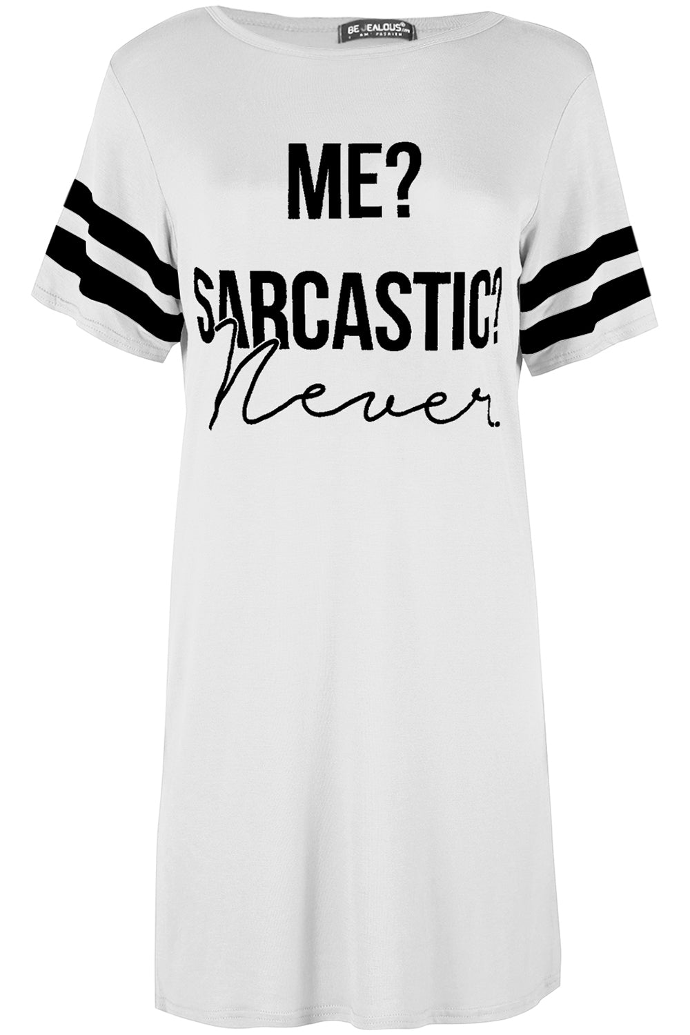 Monochrome Me Sarcastic Never Nightie
