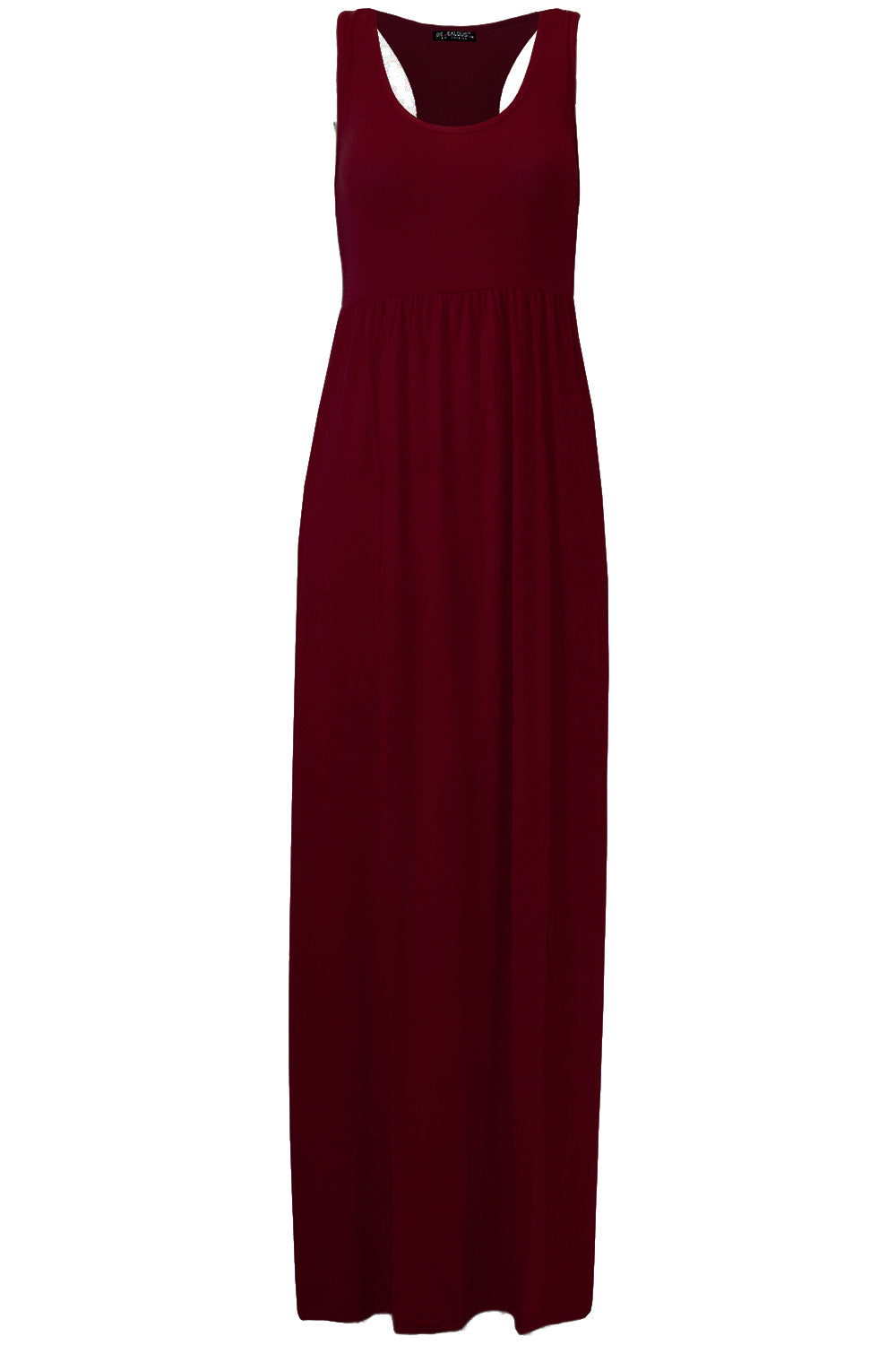 Jersey Sleeveless Maxi Dress with Pockets - bejealous-com