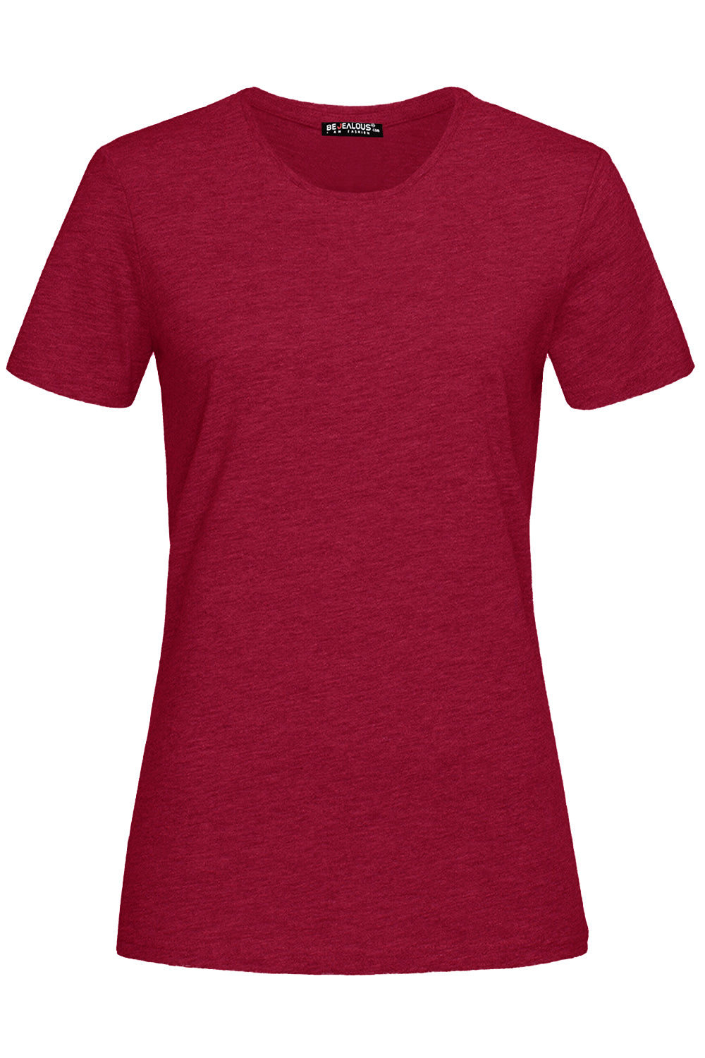 Mia Plain Casual Basic Sports TShirt