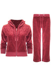 Callie Faux Velvet Lounge Wear Set