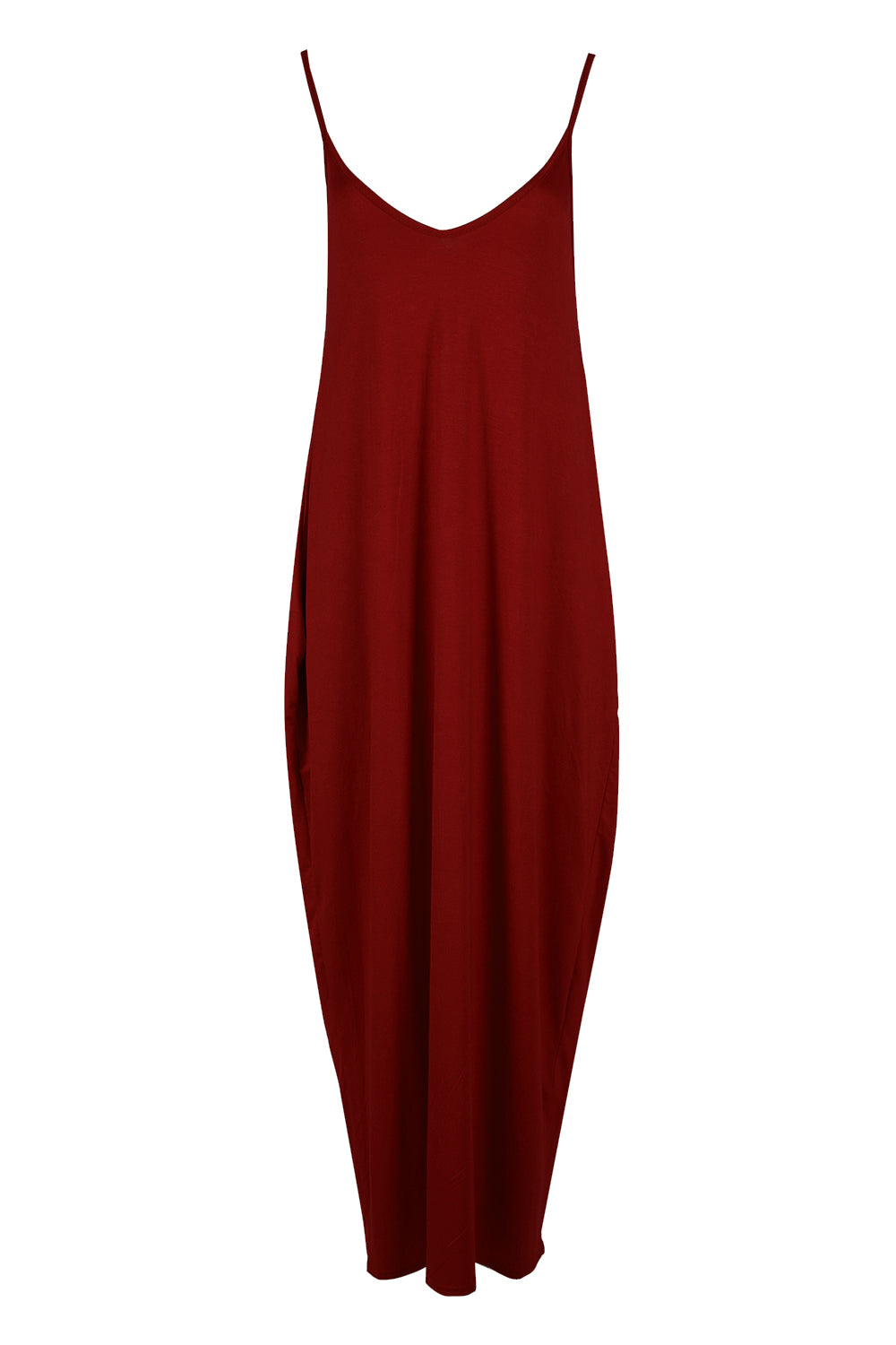 Lola Strappy Draped Jersey Maxi Dress
