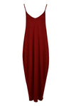 Lola Strappy Draped Jersey Maxi Dress