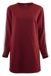 Amelie Stripe Sleeve Oversized Jumper Dress - Be Jealous