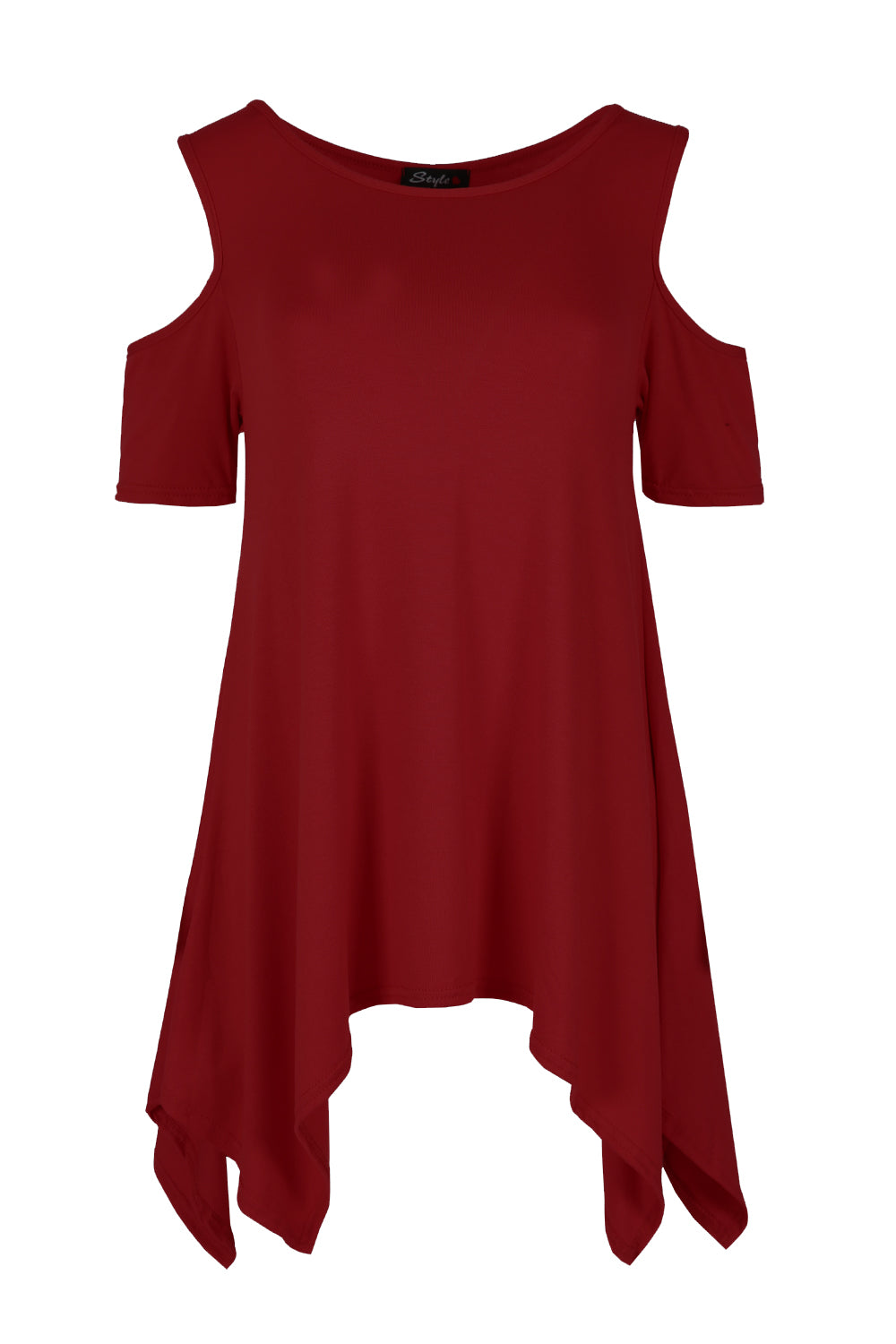 Robyn Hanky Hem Baggy Cap Sleeve Top