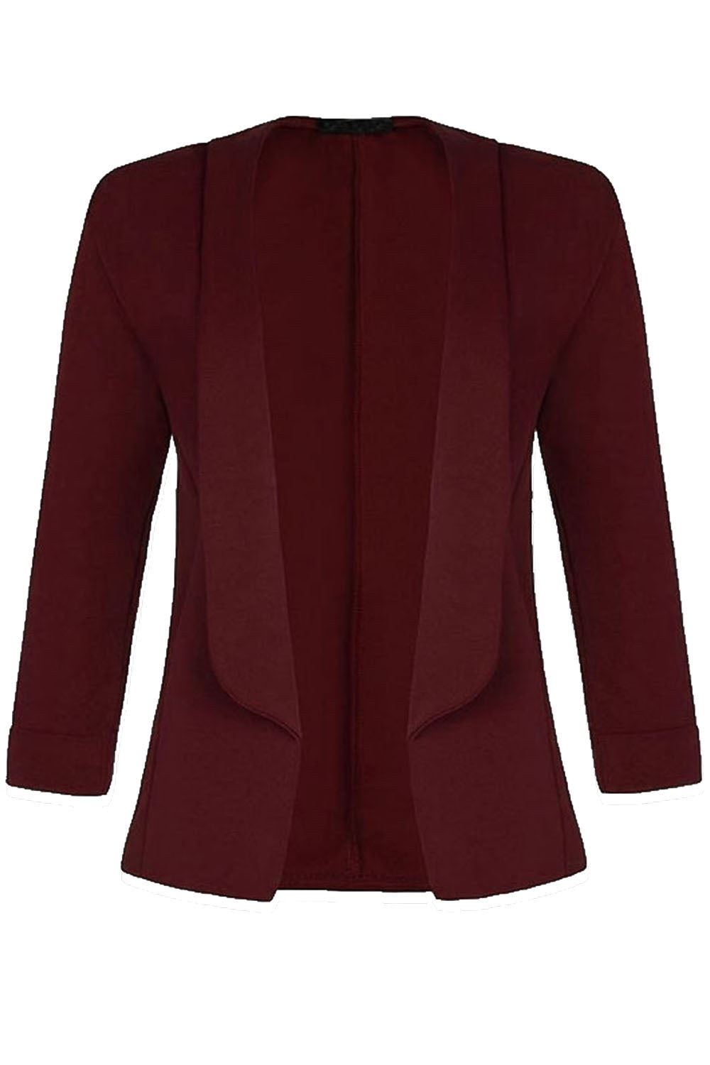 Eli Open Front Cropped Sleeve Blazer Jacket