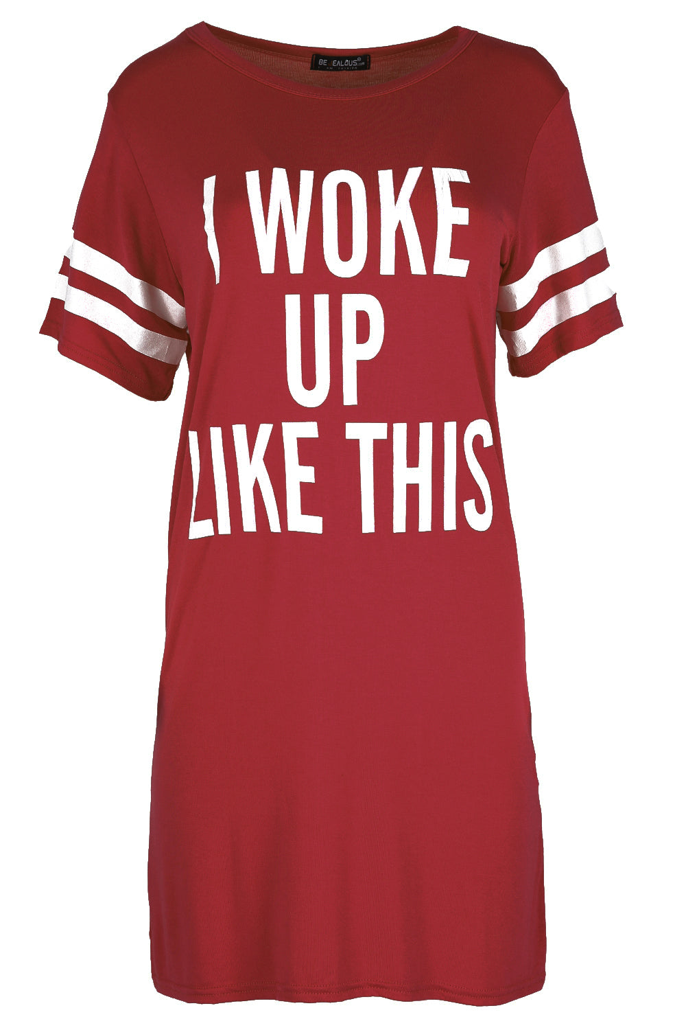 Plus I Woke Up Like This Slogan Night Dress