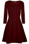 Lottie Plus Long Sleeve Mini Swing Dress