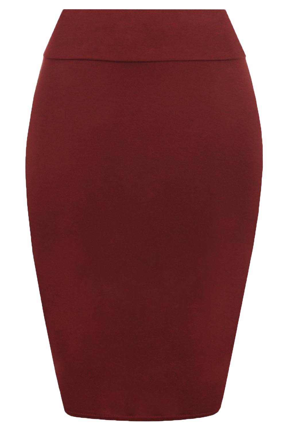 Hailsee High Waist Midi Pencil Skirt