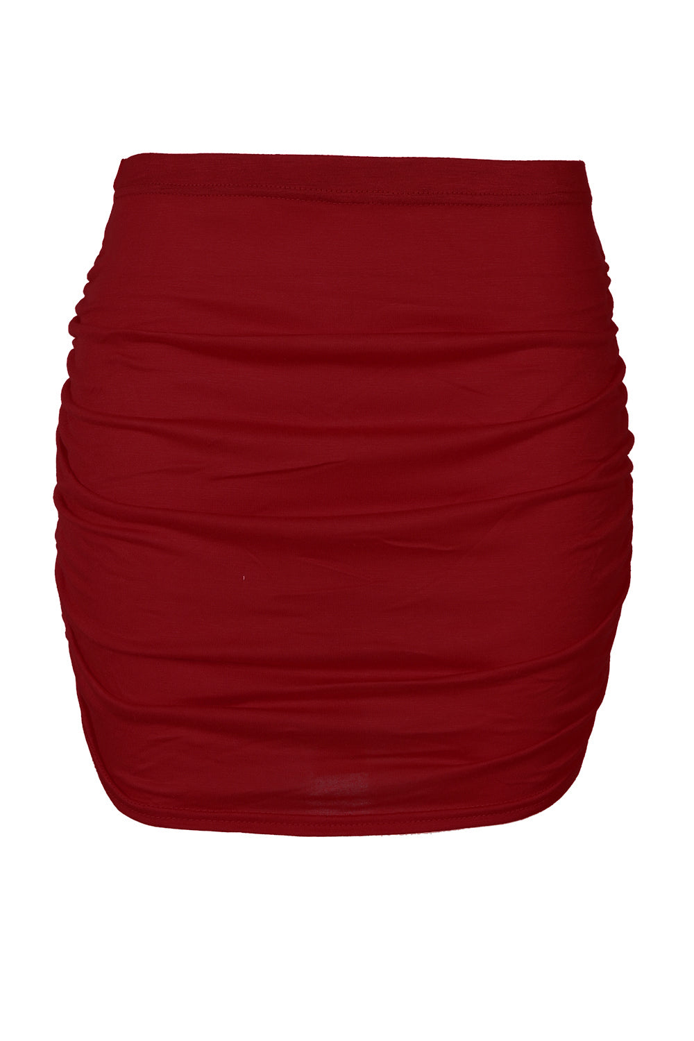 Bella High Waist Ruched Mini Skirt