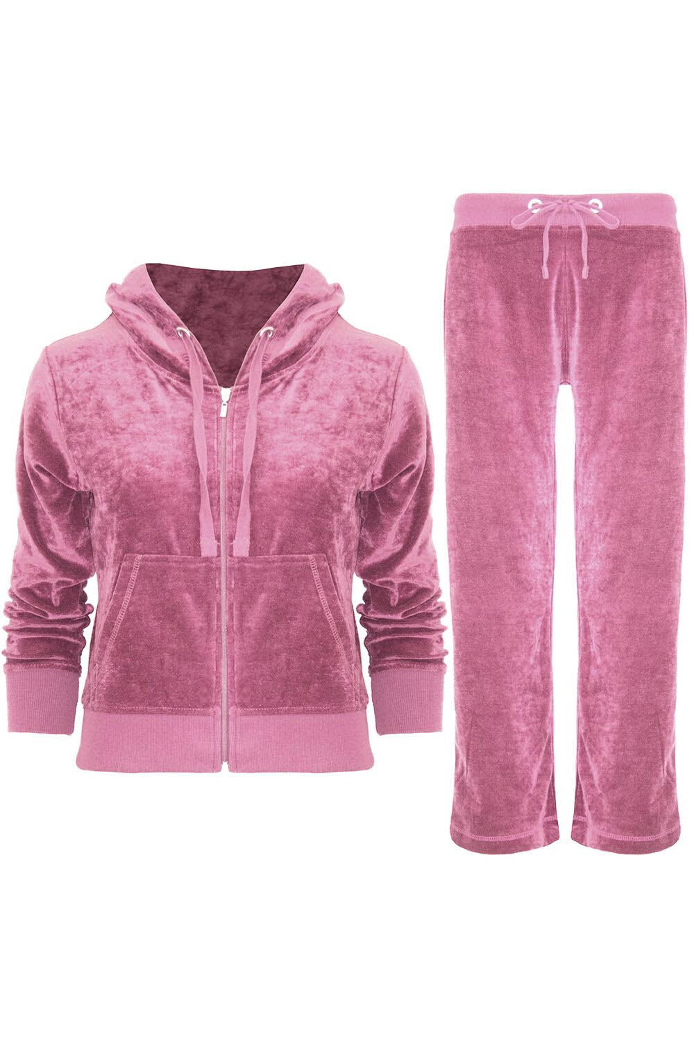 Callie Faux Velvet Lounge Wear Set - bejealous-com