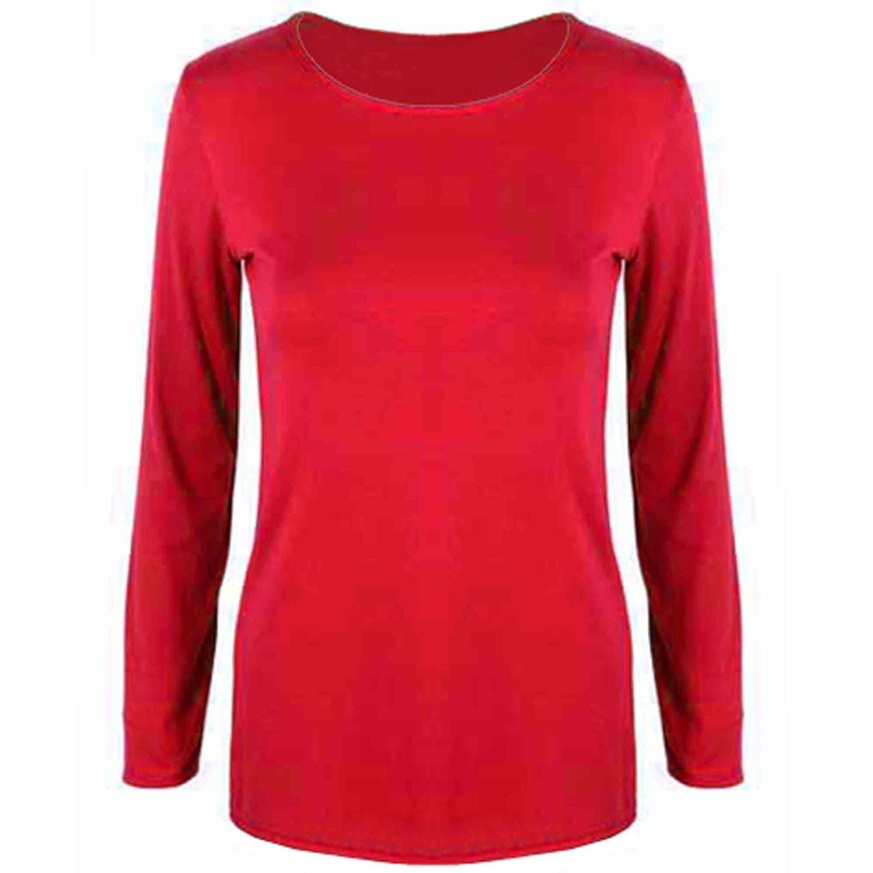 Olivia Plain Casual Long Sleeve T Shirt