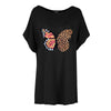 Aria Butterfly Printed Baggy T-Shirt