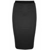 Mia Plain Stretchy Bodycon Midi Skirt