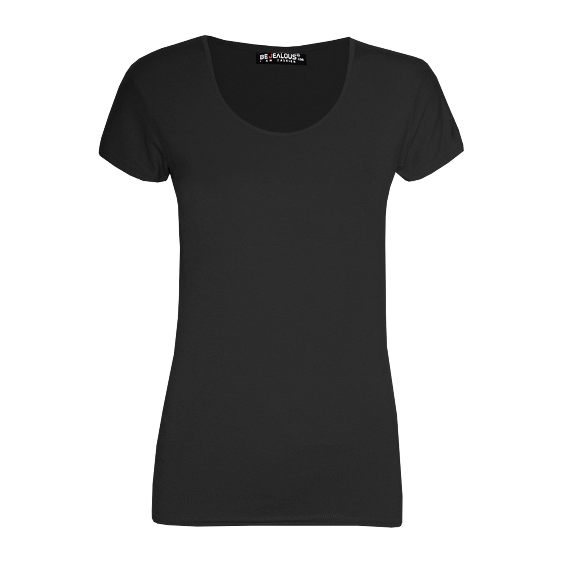 Isla Plain Casual Cap Sleeve T Shirt